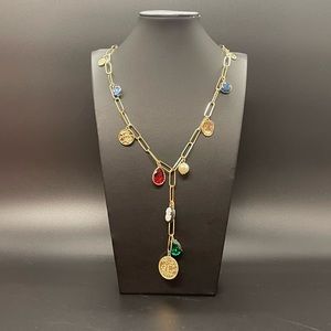 Massini Paperclip Charm Necklace